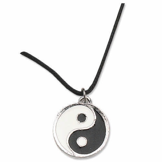 Ying  Necklace on Yin Yang Choker Necklace
